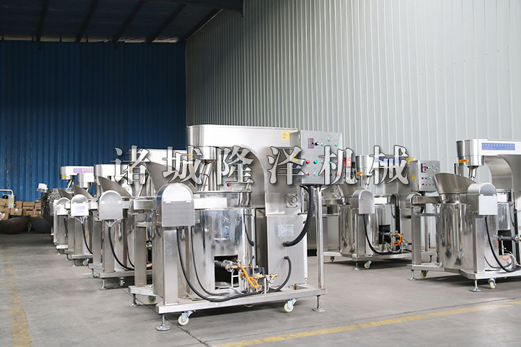 球形玉米大型爆米花机流水线美式用玉米爆米花机