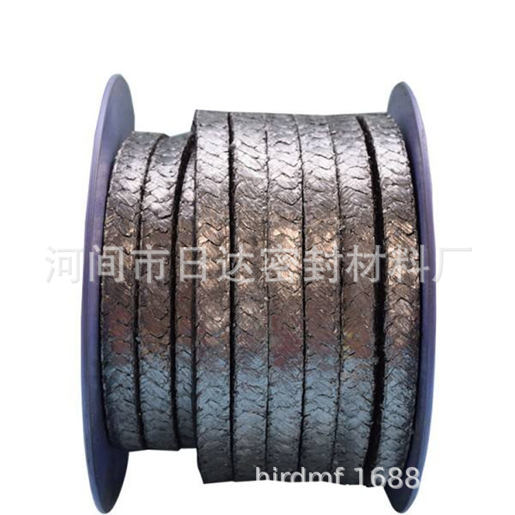 四氟盘根304加不锈钢丝盘根四氟盘根四氟加不锈钢丝盘根耐高温