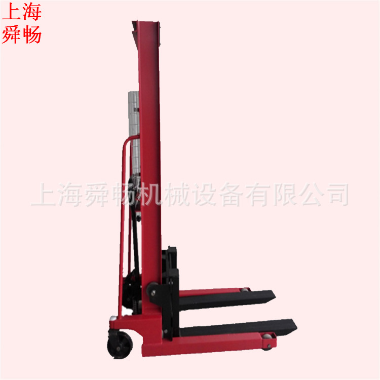 供应载重2T3T手动液压托盘堆高车 手推油压升降堆垛搬运车