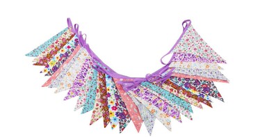 厂家生产10米三角串旗 婴儿拍照背景 庆典婚庆活动会场布置|ms