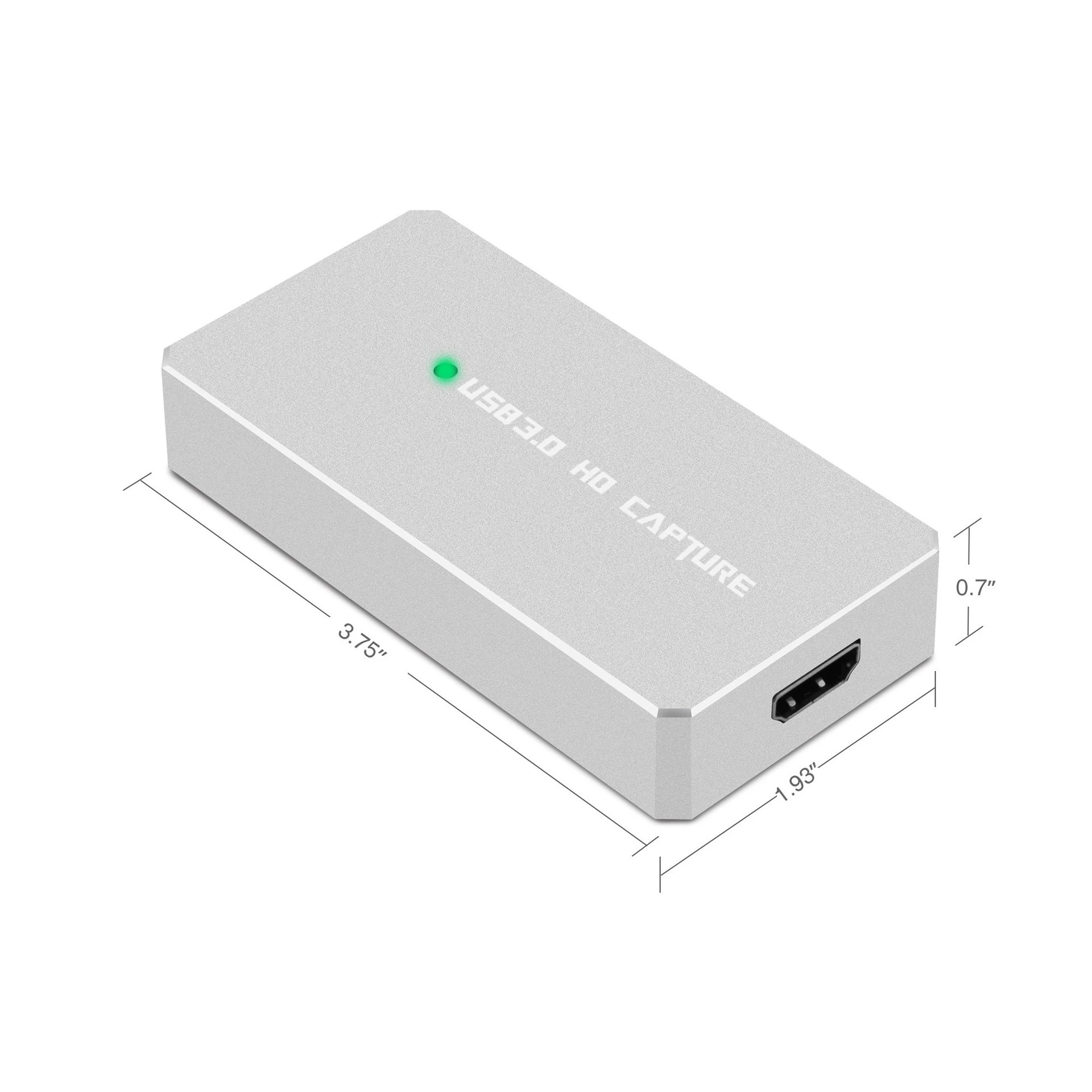 Хит продаж HDMI в USB3.0 карта захвата HD видео для стриминга, совместимость UVC, драйвер не требуется