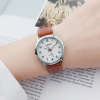 Fresh universal waterproof trend fashionable watch for leisure, Korean style, simple and elegant design