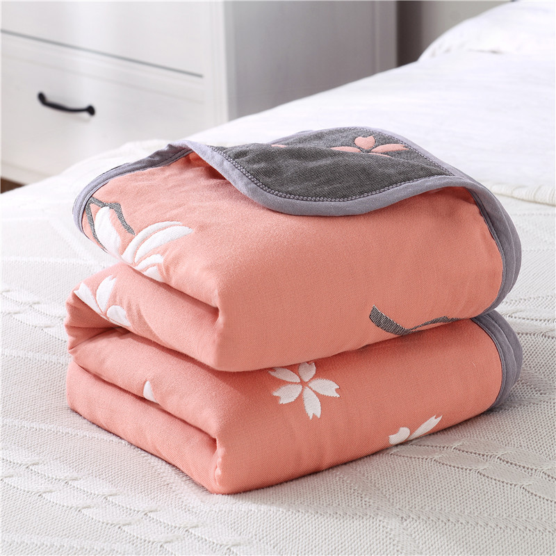 厂家直销六层纱布毛巾被全棉双人夏凉被空调毯网销淘宝一件代发|ru