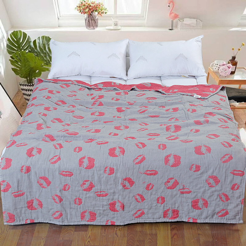 【新款】厂家直销四层纱布毛巾被全棉夏凉被空调毯网销淘宝一件代