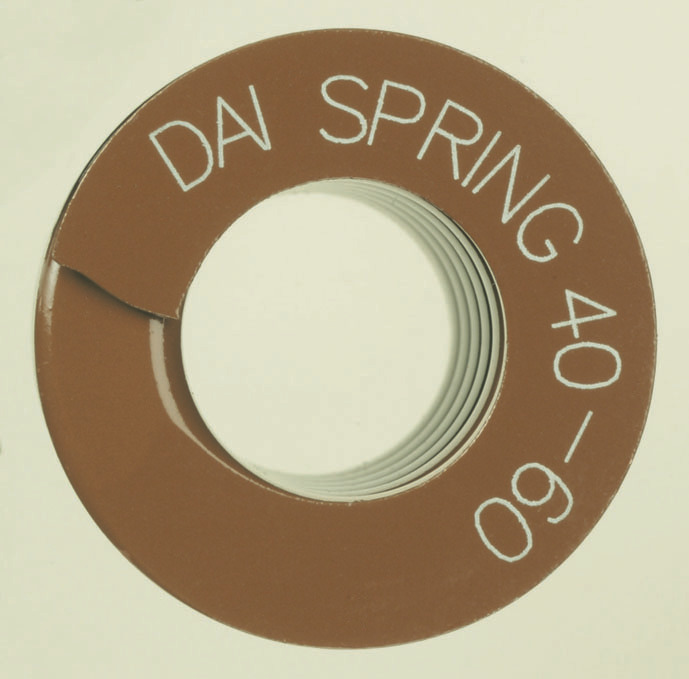 供应日本大同弹簧极重荷重棕色16*30 扁线矩形弹簧 冲压弹簧