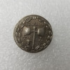 Antique crafts Greek brass silver plating as old silver dollar commemorative coin#3392