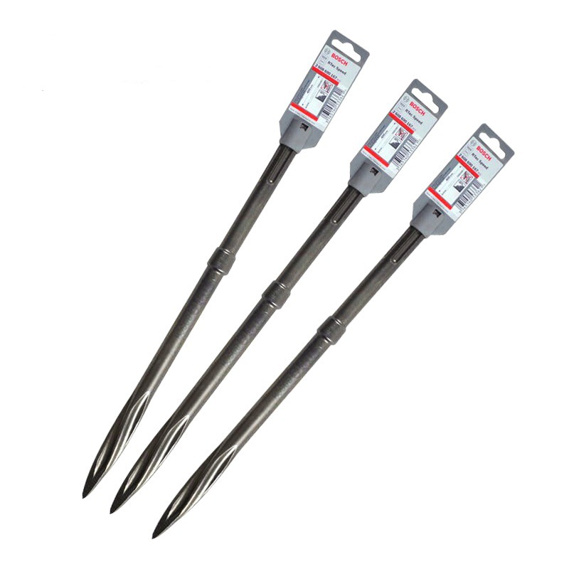 BOSCH/博世自磨凿SDS-max系列凿子五坑RTec螺旋尖凿螺旋扁凿