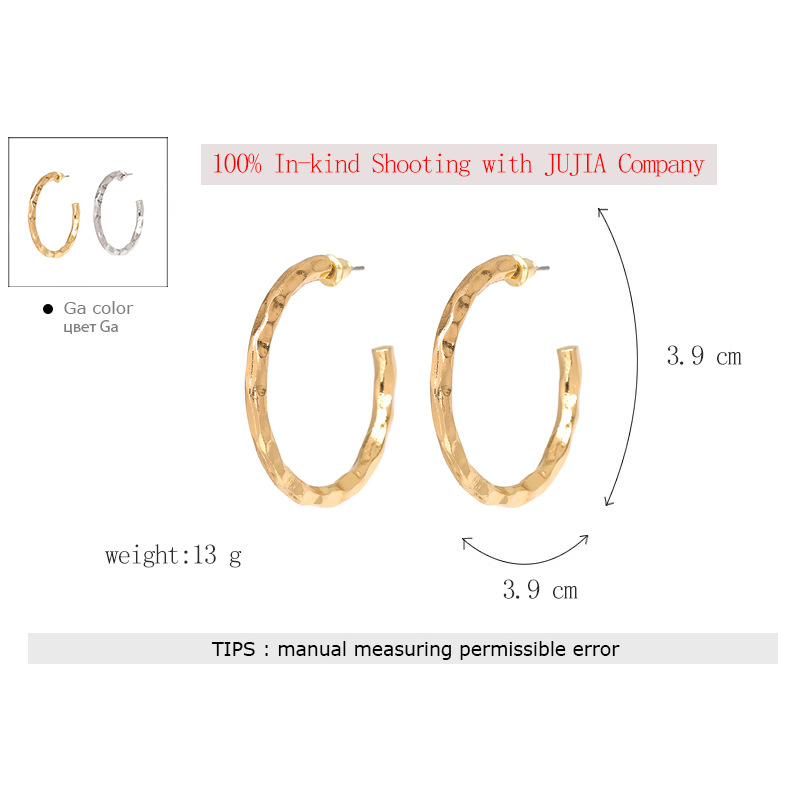 Alloy Fashion Geometric earring(Golden) NHJJ4651-Golden