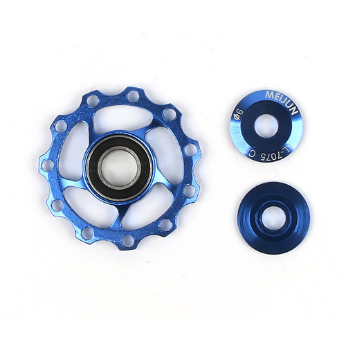 Mountain bike 11T/13T aluminum alloy rear derailleur guide wheel bearing guide wheel tension wheel accessories cross-border