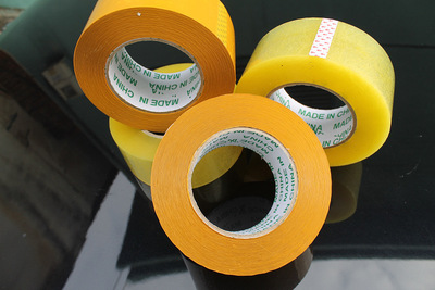 打包胶布封箱胶纸透明包装胶带封箱带透明胶带宽4.5厚3cm长200米|ru