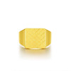 Brass jewelry, accessory, square fashionable ring, wholesale