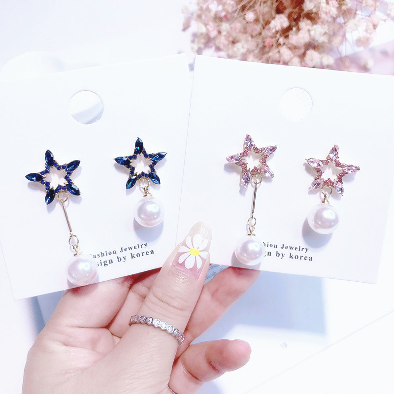 Star Pearl Earrings