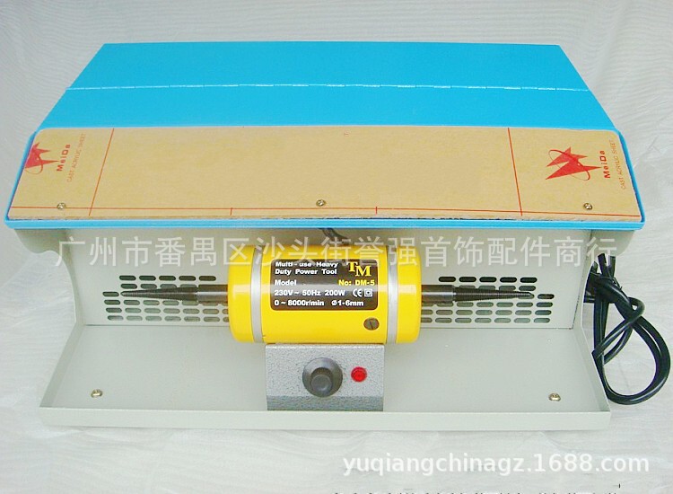 Small dust suction double-head tip grinder DM-5 speed control polishing machine gold and silver jewelry metal polishing machine Small dust suction double-head tip grinder DM-5 speed control polishing machine gold and silver jewelry metal polishing machine