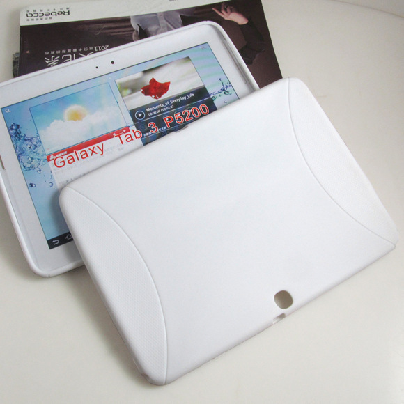 Samsung GALAXY Tab 3 GT P5200 non-slip pudding matte tablet protective case for clear water