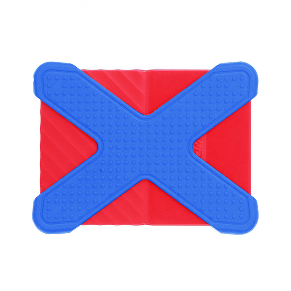 （中性）2.5寸厚款X型硅胶保护套 适用WD 希捷 东芝 颜