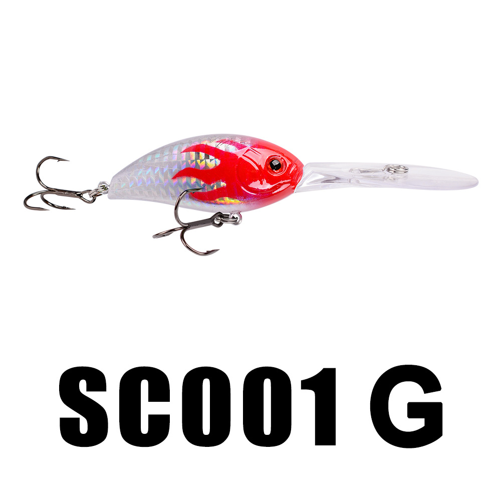 Sinking Crankbaits Fishing Lures  Deep Running Crankbaits Fresh Water Bass Swimbait Tackle Gear