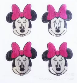 烫图、烫钻;洗唛、商标;布贴