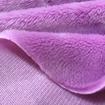 厂家供应 2.5-4.5毛高超柔短毛绒 水晶绒超柔绒布 玩具家纺面料