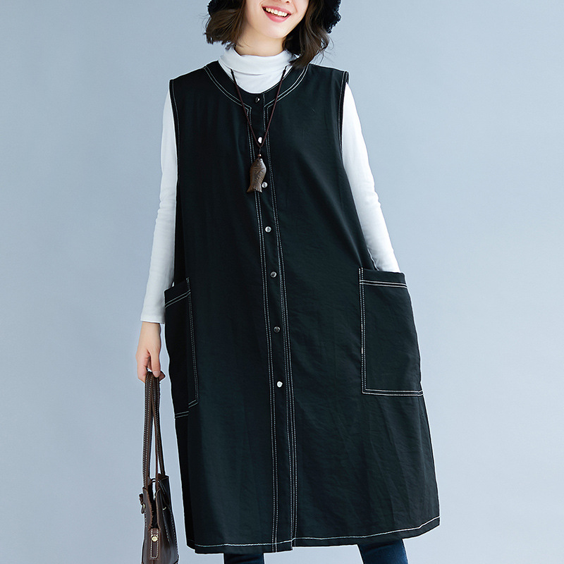 Gilet femme en Coton et lin - Ref 3317825 Image 5