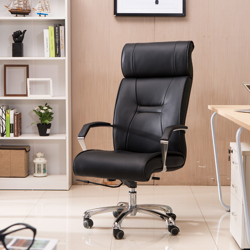 批发西皮老板椅办公椅大班椅书房椅子电脑椅家用可躺旋转皮质座椅|ru
