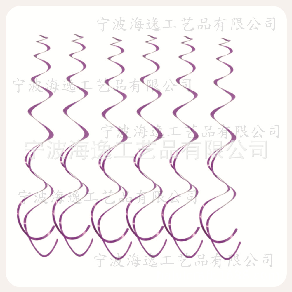 HY-PVC0245 枚红色开叉6pcs.jpg