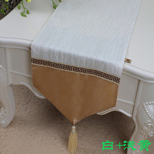 新中式时尚田园餐桌旗桌布精美桌旗电视柜茶几台布可定制