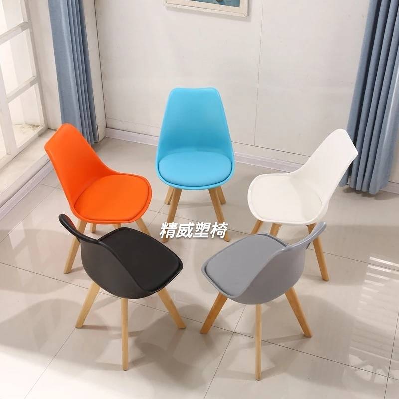 Imars chair casual northern milk tea shop Coffee Diabatic Office to discuss simple solid wood table chair combination