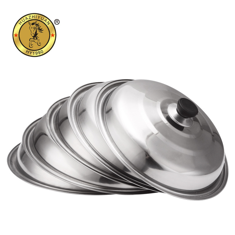 stainless steel American style Lid Simplicity currency Anti scald Wok Frying pan Soup pot stainless steel currency Lid