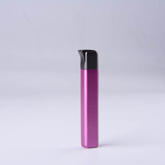 Slim long bar lighter for men and women, new inflatable flame lighter, metal mini lighter, factory wholesale