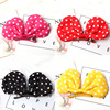 Cute children's hairgrip with bow, hair accessory for princess, Korean style