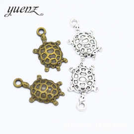 YuenZ 小乌龟挂件 锌合金复古DIY手链项链饰品配件 25*15mm D7100
