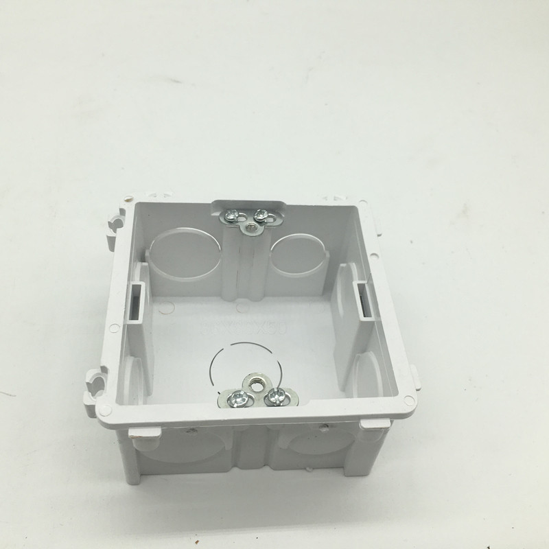 暗装86型底盒自扣式 86型家用暗装底盒 86型暗装接线盒86*86*50-阿里巴巴