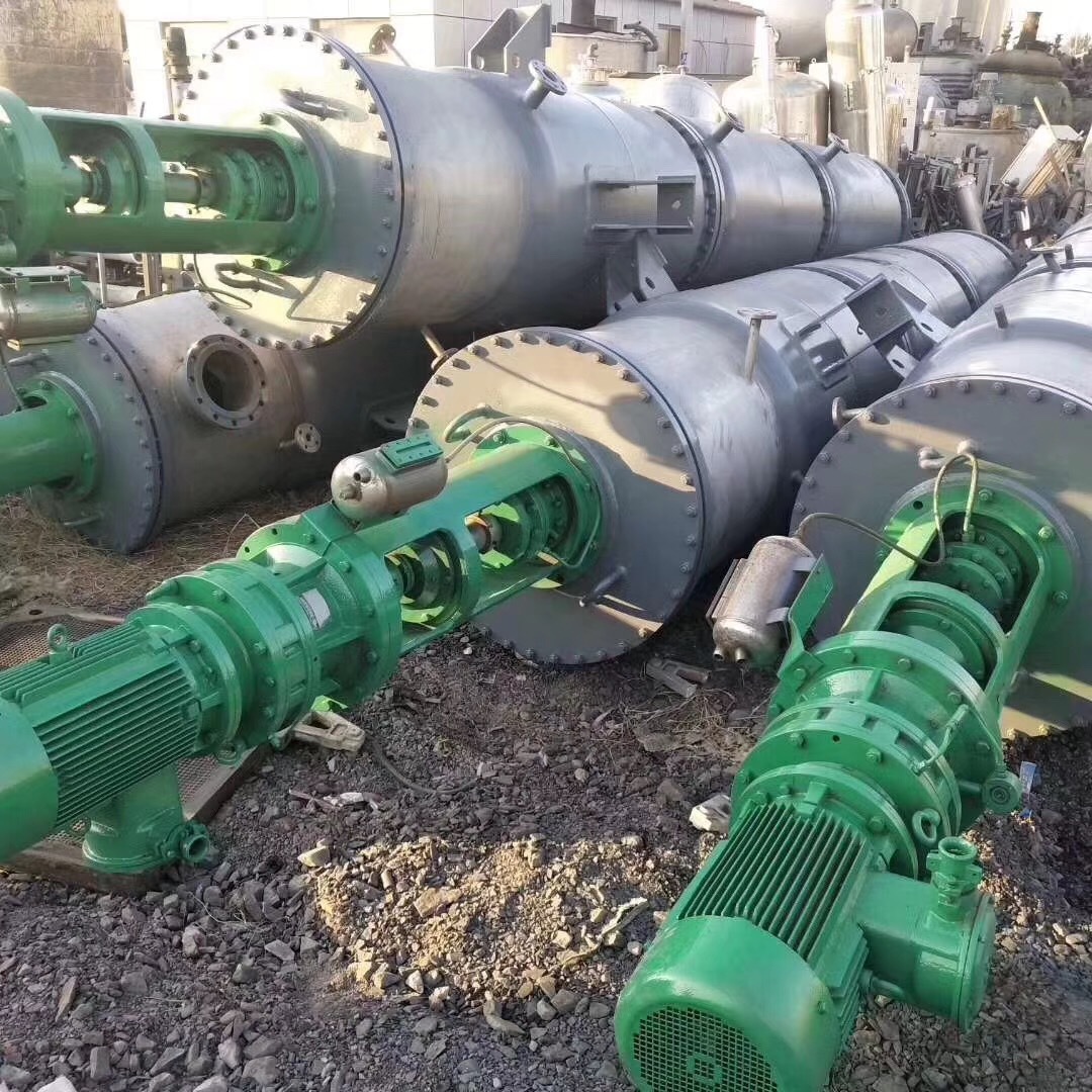 二手薄膜蒸发器 15平方刮板式薄膜蒸发器 二手降膜蒸发器