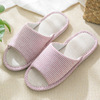 Japanese slippers suitable for men and women, cloth platform indoor, cotton and linen, wholesale