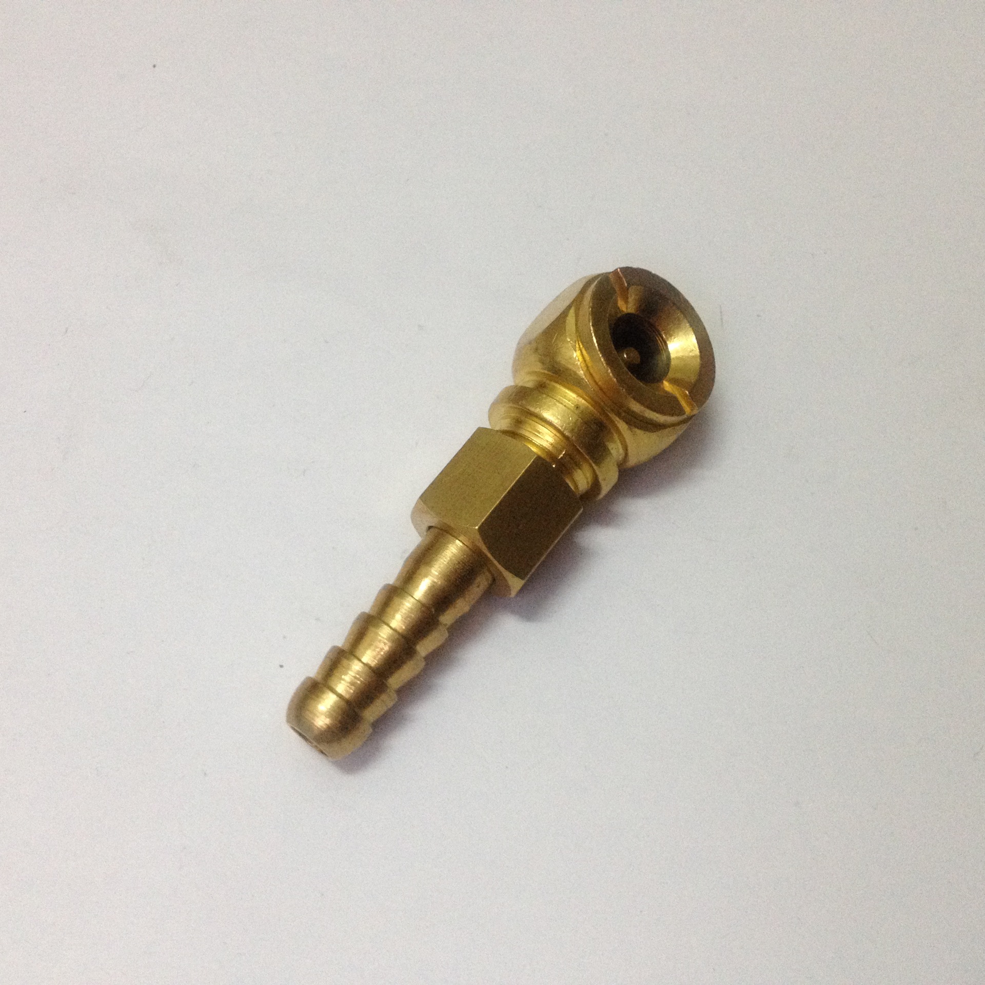 厂家供应球形打气嘴活接鼠尾 球形打气嘴 黄铜轮胎维护工具