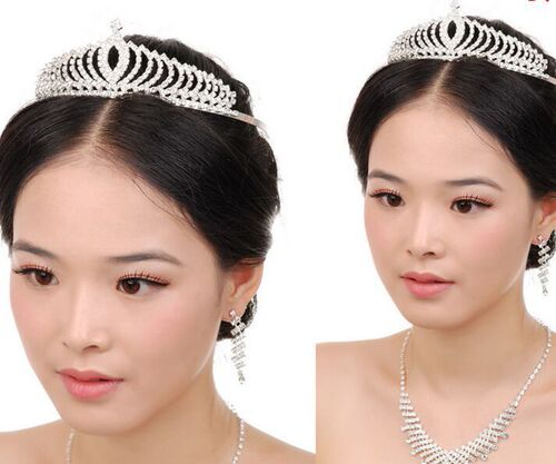 Children's princess stage performance headdress, wedding bride headband crown, banquet dress accessories gift hair crown