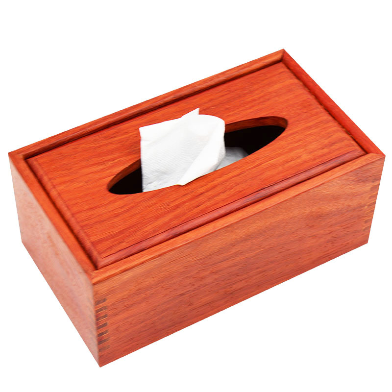 wholesale customized woodiness Tissue box multi-function Red rosewood Chinese style Tissue box Discount