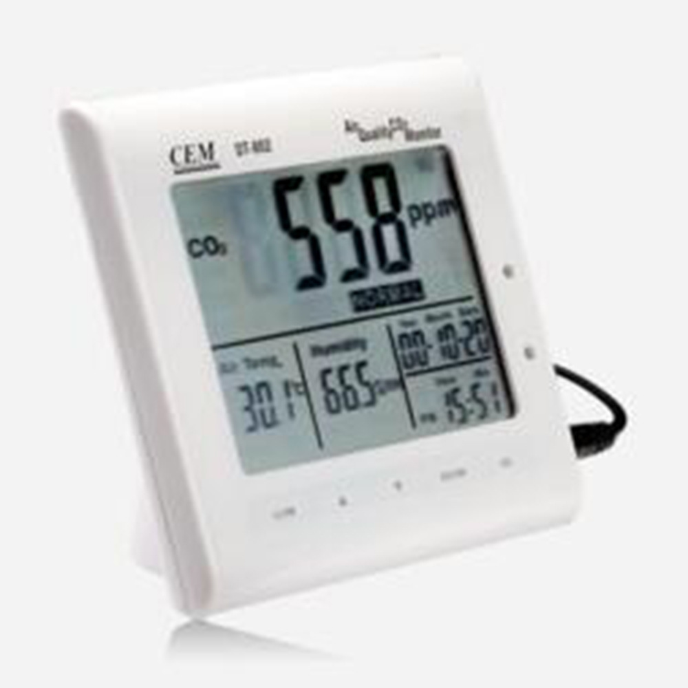 CEM华盛昌DT-802二氧化碳检测仪温湿度检测室内空气质量检测仪