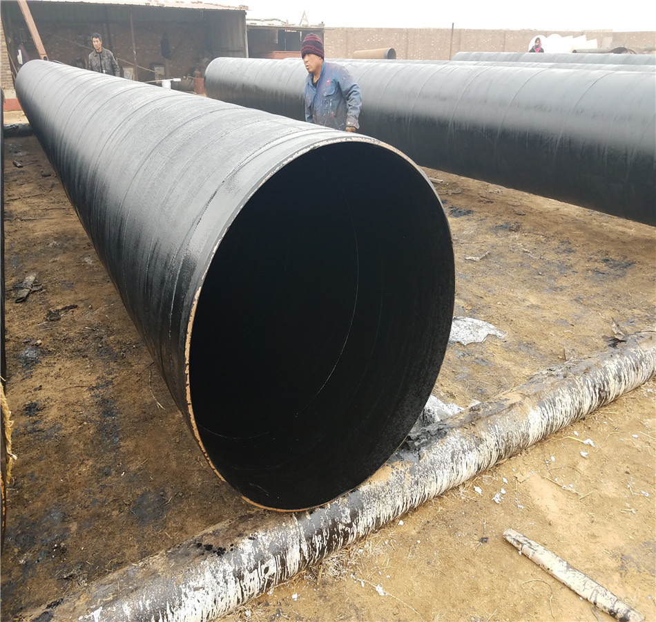 螺旋钢管 外环氧煤沥青刷漆缠布防腐螺旋钢管 GB螺旋管