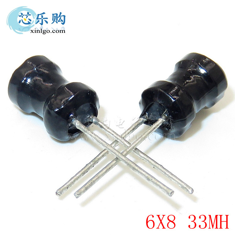 工字电感 6X8 6*8 33MH 0608 插件 工字直插电感 功率电感 磁芯