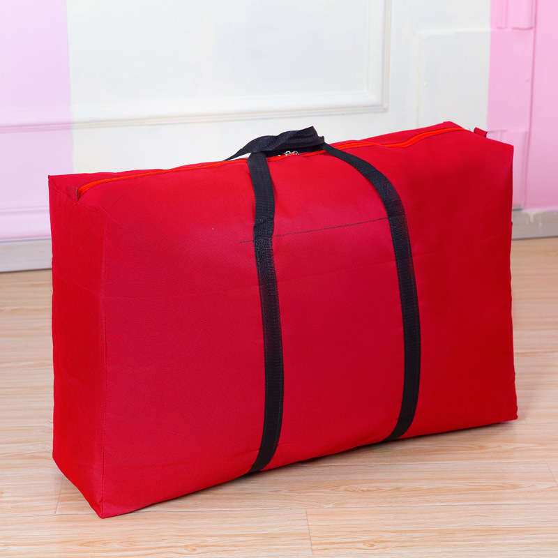 Waterproof 600d Portable Oxford Bag Moving Duffel Bag Travel Quilt Storage Packing Large Shopping Woven Bag