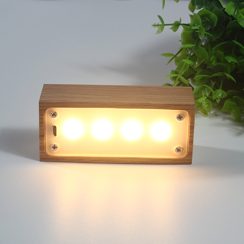 Veilleuse Tactile en Bois massif LED - Ref 3424119 Image 11