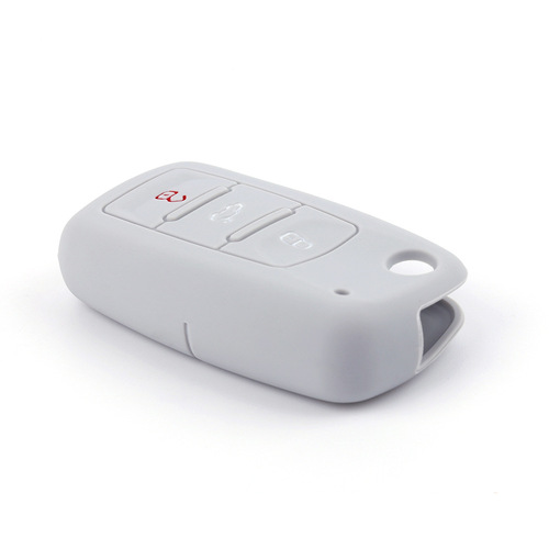 Suitable for Volkswagen Bora, Santana, and Golf: Silicone Key Case, Soft Rubber Key Fob Cover, Remote Control Protector