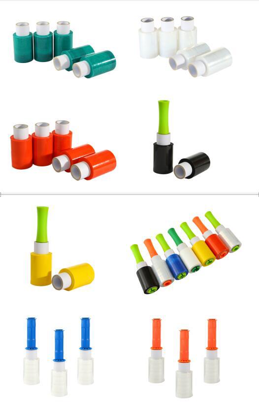 专业生产手用黑色打包缠绕拉伸膜防水pe包装保护膜加厚加厚防水