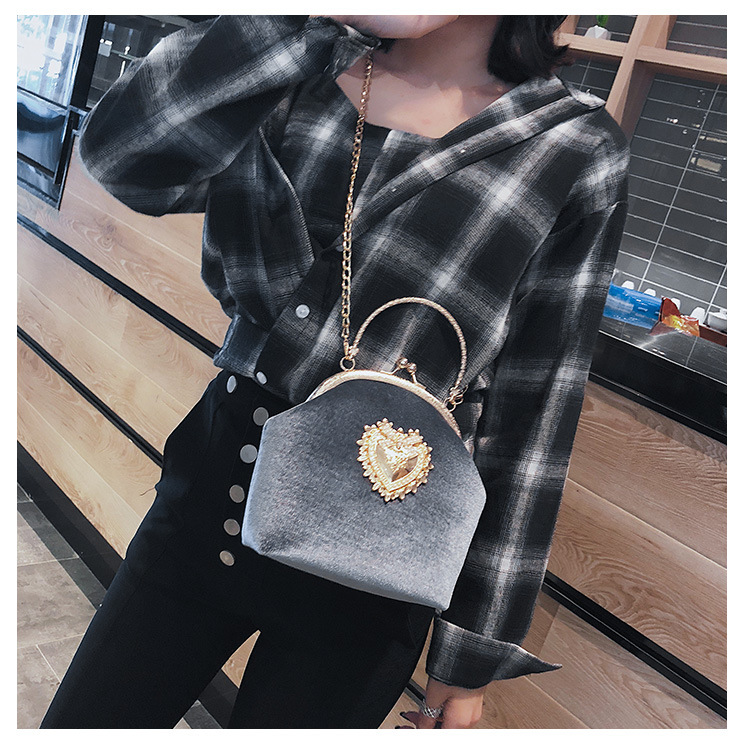 Women Shoulder Bag Grey