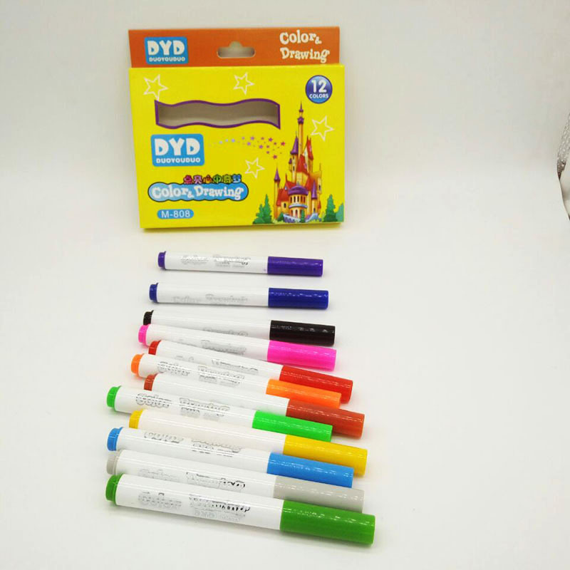 M-808-12色水彩笔8
