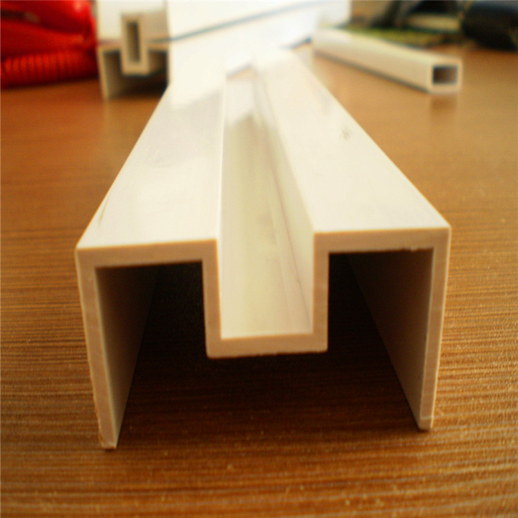 厂家供应PVC塑料框条 玻璃卡条 塑料槽 颜色材质定制加工