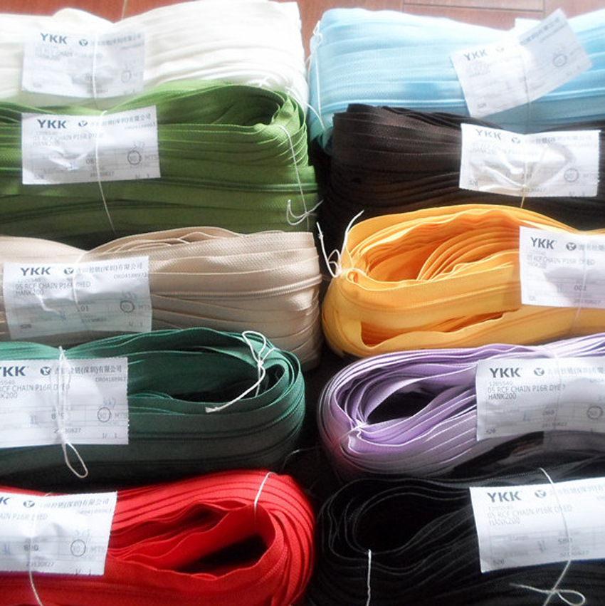 YKK彩色尼龙拉链 RC码装 5号RC码装拉链箱包 被套枕套码装