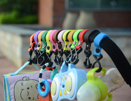 Baby stroller universal strong hook baby stroller hook Velcro hook double hook
