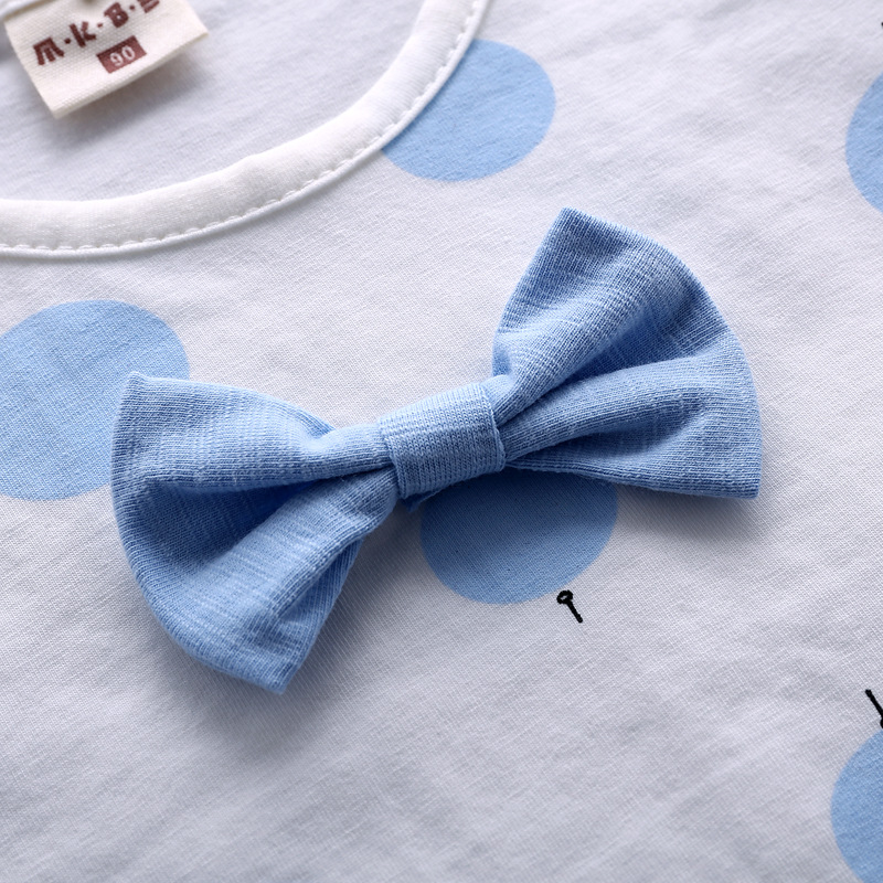 Children's Cotton Short-sleeved Suit 2023 Baby Boys and Girls Summer Clothes 1-2-3-4 Years Old Baby T-shirt Shorts Trendy
